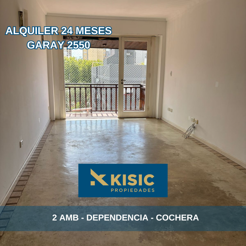ALQUILER 24 MESES - 2 AMB CON COCHERA