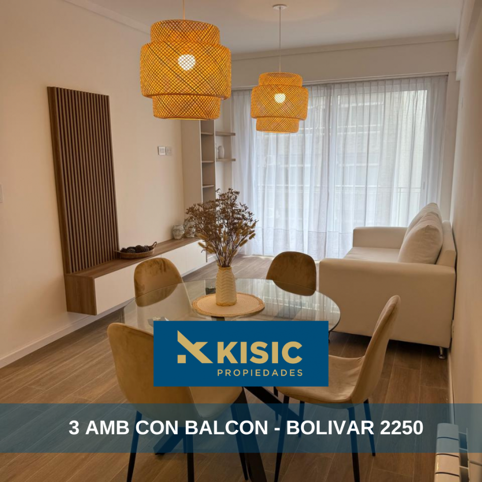 3 AMB CON BALCON - PLAZA COLON