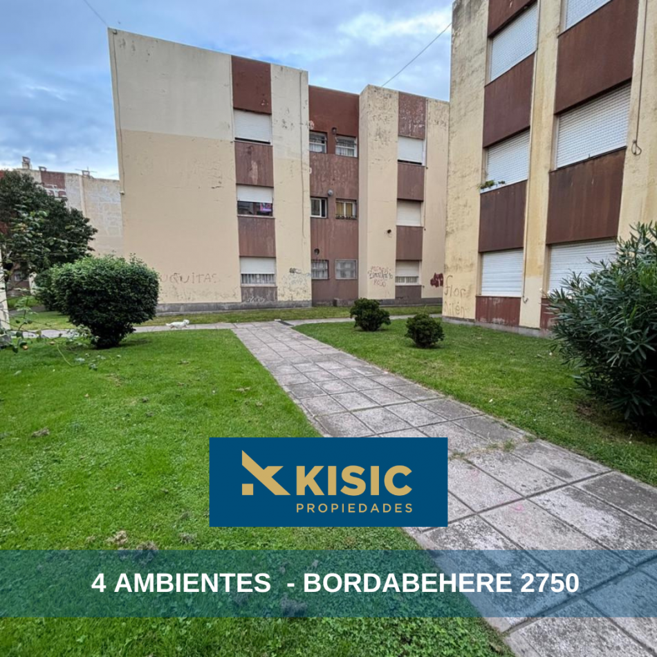 DEPARTAMENTO 4 AMBIENTES CON ESPACIO DE COCHERA