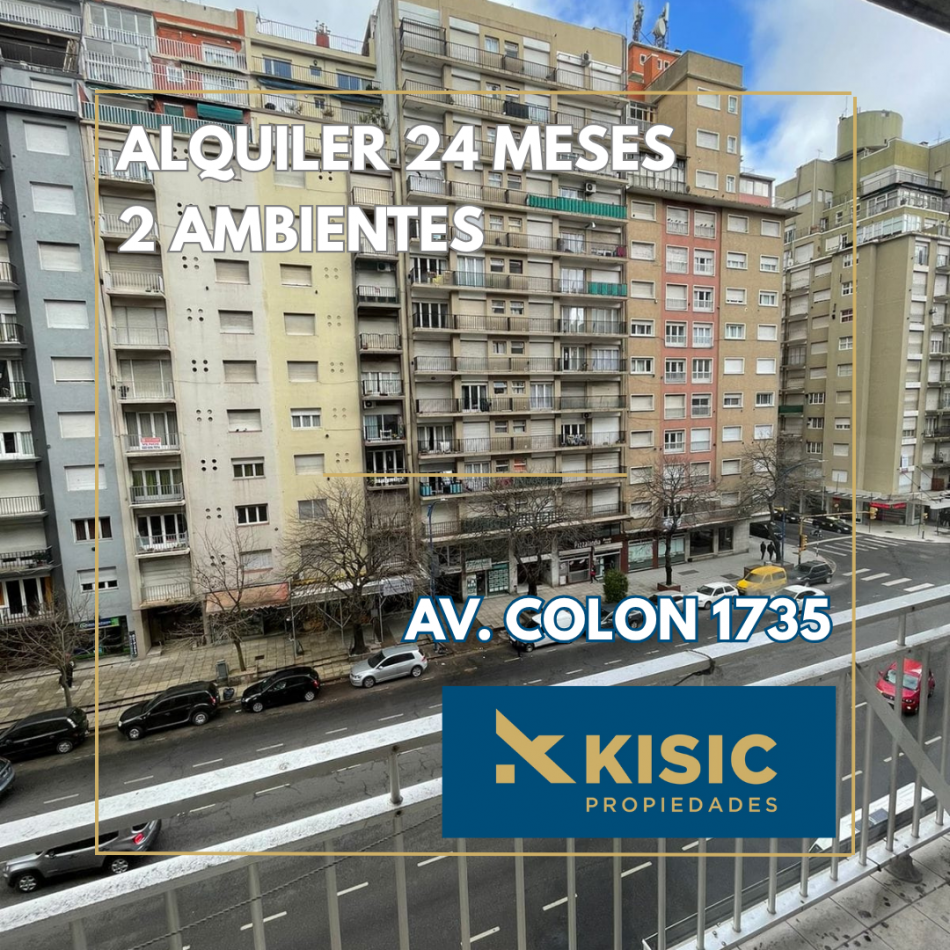 ALQUILER 24 MESES- 2 AMBIENTES A LA CALLE 