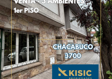 DEPARTAMENTO DE 3 AMBIENTES - EN VENTA