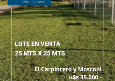 LOTE EN VENTA