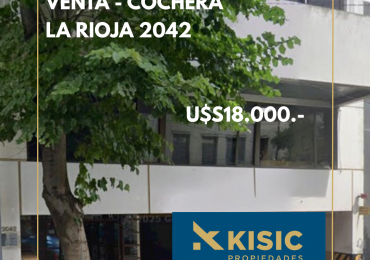COCHERA EN VENTA - ZONA CENTRO